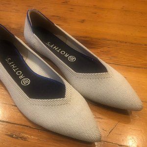 Rothy's The Point in discontinued Birdseye Flax